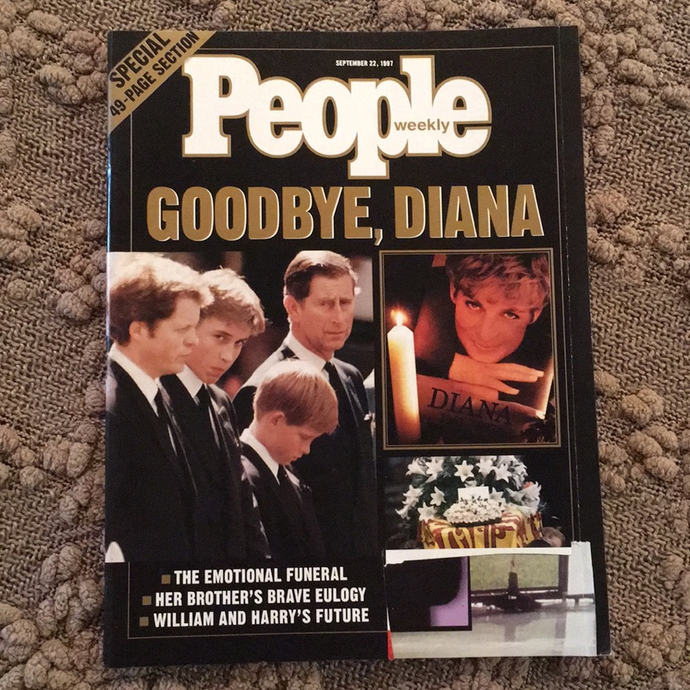 People Weekly Magazine Princess Diana Special